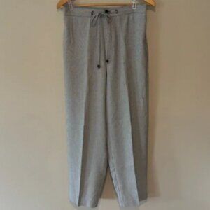 VINTAGE STEPHANIE PARKS High Waist Black & White Pattern Mom Pants 90s Medium